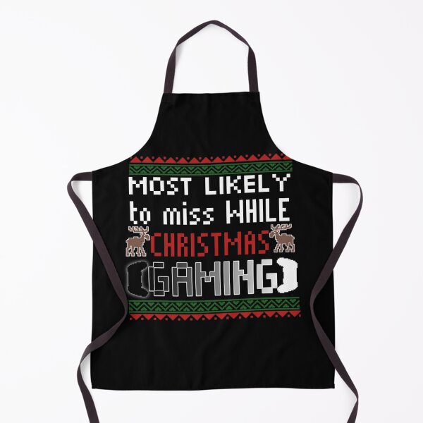 Item preview, most likely to miss christmas while gaming designed and sold by StoreRahhal.