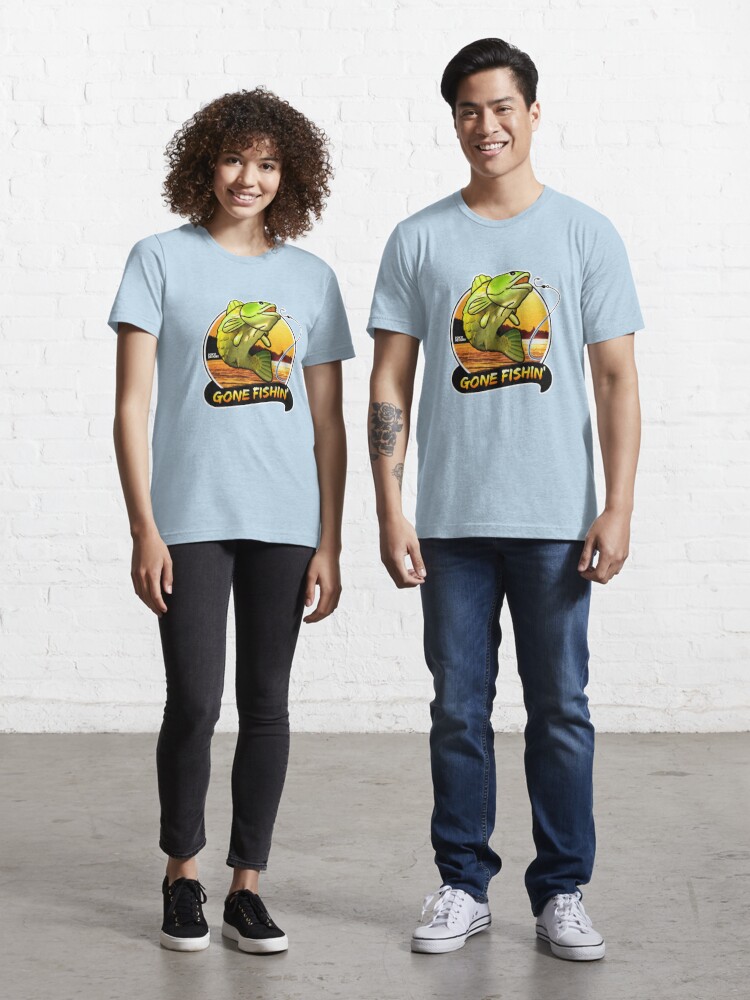 GONE FISHINN' BIG BASS BONANZA Design - Pokie Designs Essential T-Shirt  for Sale by pokiedesigns