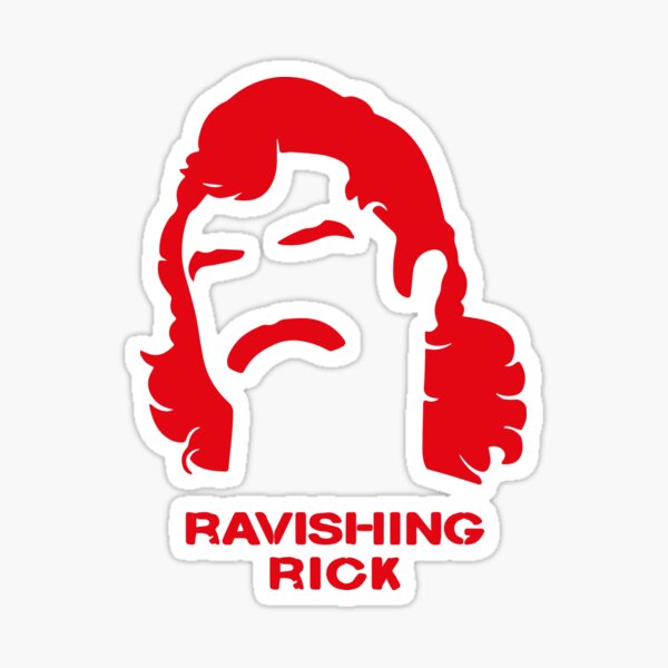 Ravishing Rick Humour Tshirt Sticker