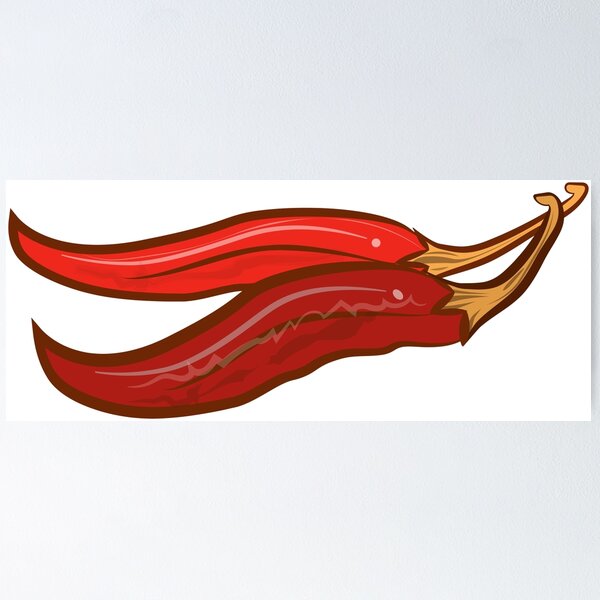Item preview, dried red chillies t-shirt | dried red chillies poster many more  designed and sold by KARTICK DUTTA.