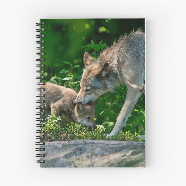 Artikelvorschau, Timber Wolf And Pup entworfen und verkauft von WolvesOnly.