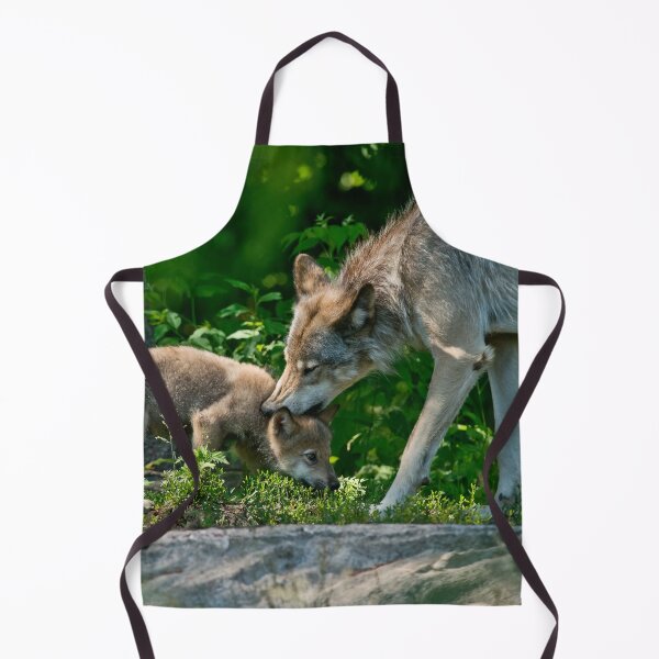 Item preview, Timber Wolf And Pup designed and sold by WolvesOnly.