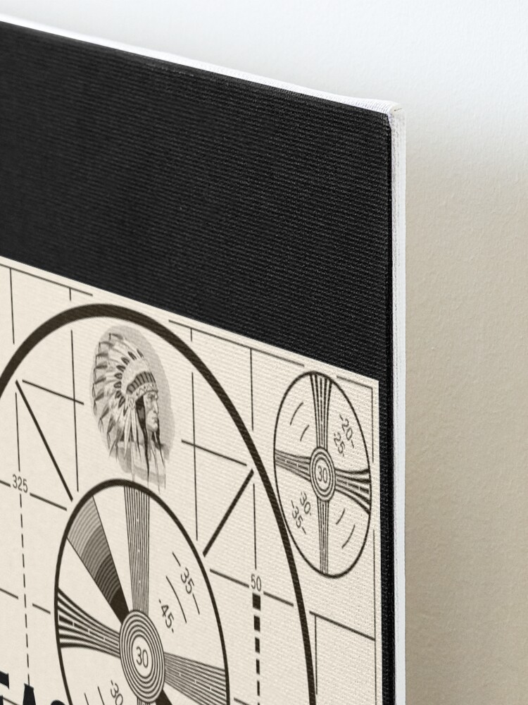 vintage-old-tv-indian-head-test-pattern-please-stand-by-mounted-print-for-sale-by-violetfern-redbubble
