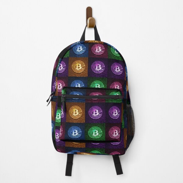 Item preview, Bitcoin crypto multi-coloured design designed and sold by Digital360World.