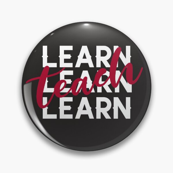 Item preview, Learn learn learn teach designed and sold by Salimah Haji.