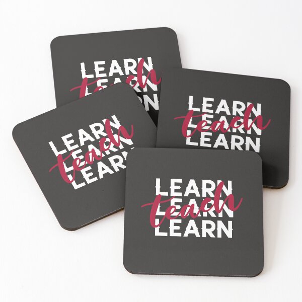 Item preview, Learn learn learn teach designed and sold by Salimah Haji.