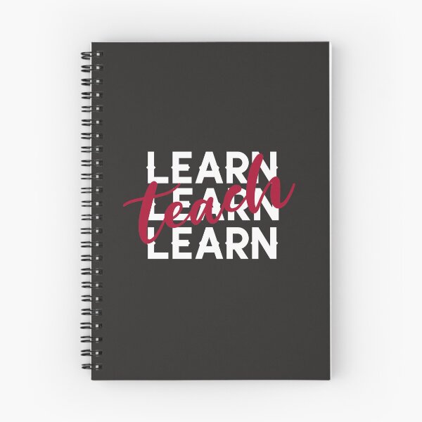 Item preview, Learn learn learn teach designed and sold by Salimah Haji.