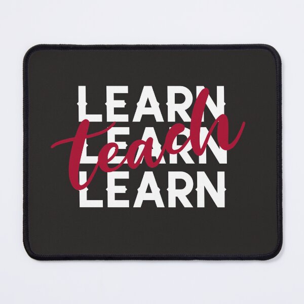 Item preview, Learn learn learn teach designed and sold by Salimah Haji.