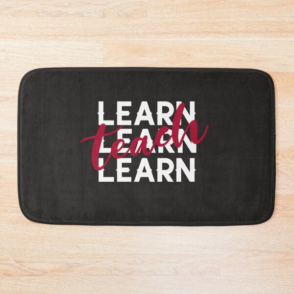 Item preview, Learn learn learn teach designed and sold by Salimah Haji.