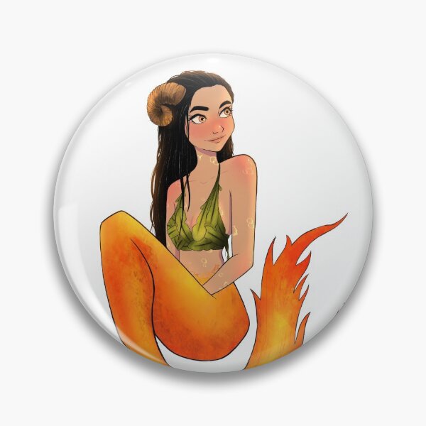 Item preview, Aries mermaid designed and sold by artbyinesc.