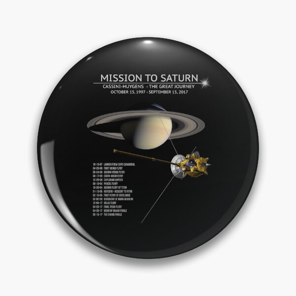 Item preview, Cassini Huygens Mission Tour Shirt - Grand Finale designed and sold by stearman.