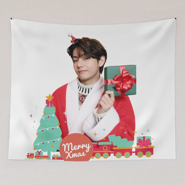 Item preview, bts v taehyung v christmas designed and sold by Purplee7.
