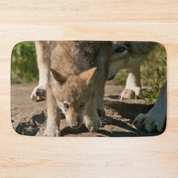 Item preview, Timber Wolf Pup designed and sold by WolvesOnly.