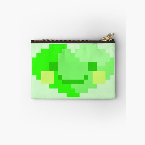 Item preview, Happy Very Green Pixel Heart designed and sold by rin3d .