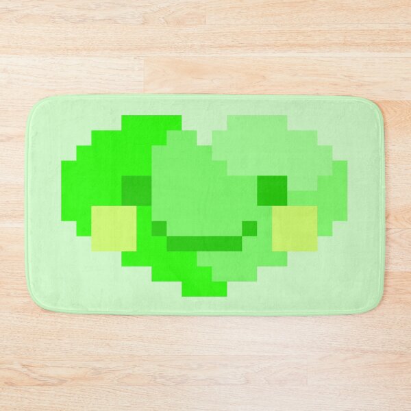 Item preview, Happy Very Green Pixel Heart designed and sold by rin3d .