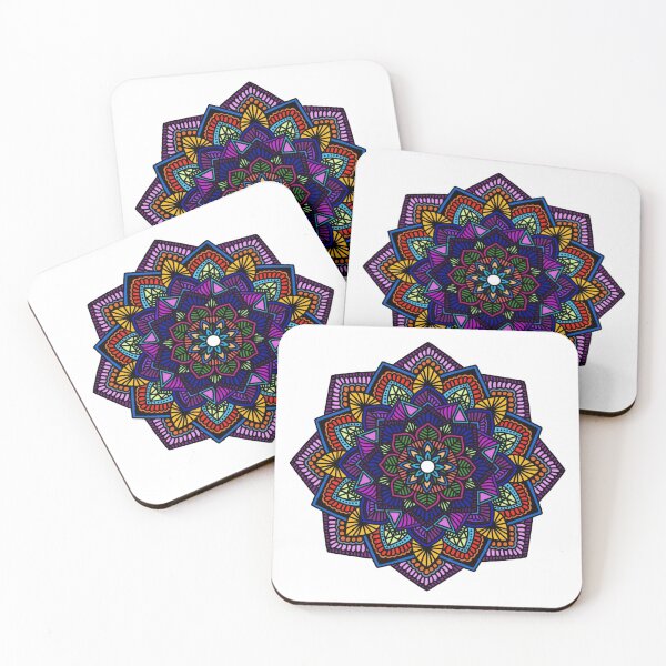Item preview, colorful mandala flower designed and sold by annimandala08.