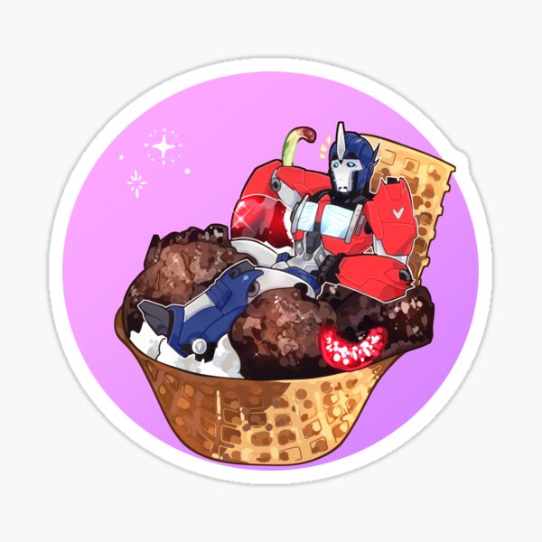 Item preview, optimus prime icecream designed and sold by CRAZYBLUETOASTER.