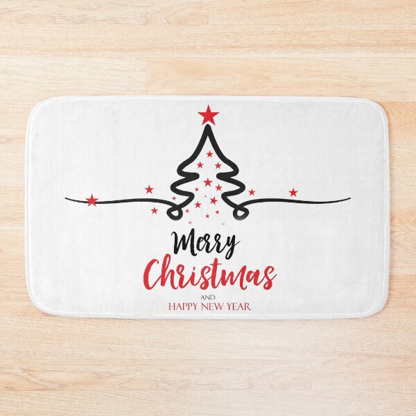 Item preview, Merry Christmas and Happy New Year | Christmas Tree, Drawing Line designed and sold by I'm  Redz.