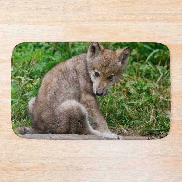 Item preview, Timber Wolf Pup designed and sold by WolvesOnly.