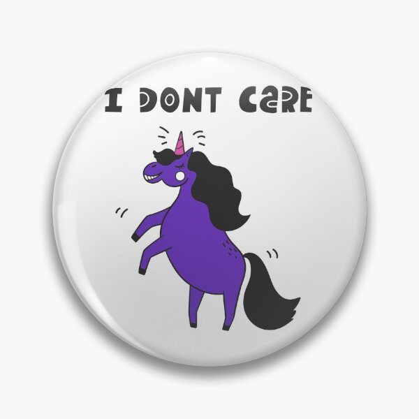Item preview, I dont care unicorn illustration. designed and sold by SolArt88.
