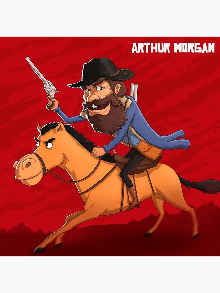 ArtStation - Arthur Morgan from RDR2 as a cartoon