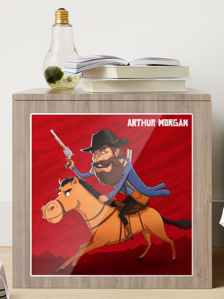 Red Dead Redemption 2 Arthur Morgan 5PCS Stickers for Art Bumper Cartoon  Anime Decor Home Funny