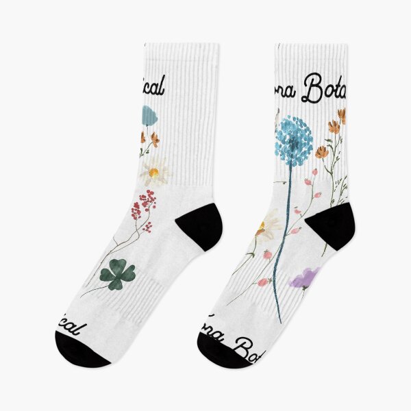 Item preview, Colorful and Cute Botanicals with bee and butterfly  Print designed and sold by InnaMGraphic.