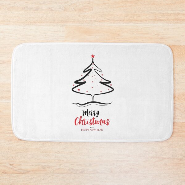 Item preview, Merry Christmas and Happy New Year | Christmas Tree, Drawing Line designed and sold by I'm  Redz.