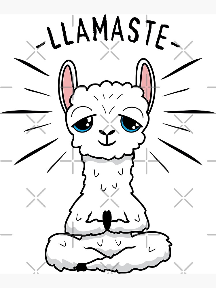 Llamaste Namaste Quote Slogan Llama Yoga Lovers Fun T-Shirt Llamaste Namaste Quote Slogan Llama Yoga Lovers Fun T-Shirt