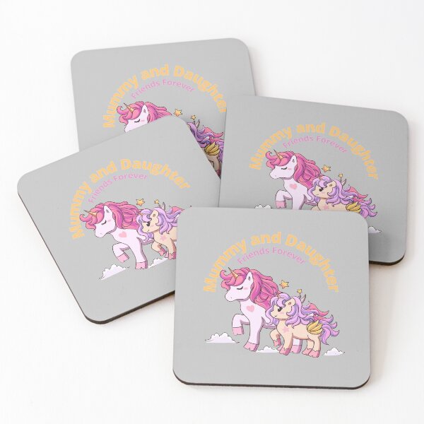 Item preview, Mummy and Daughter friends forever - Super Cute Unicorn designed and sold by Speckledfrog.