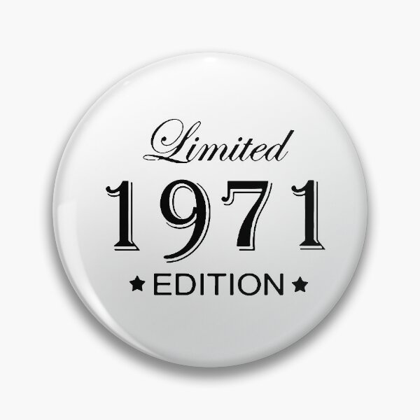 Item preview, Limited Edition 1971 Born in August 1971 53 Years of Being Awesome Birthday Anniversary Gift Idea Holiday Fun Party Premium Apparel Funny Xmas designed and sold by DesignByHeartUK.