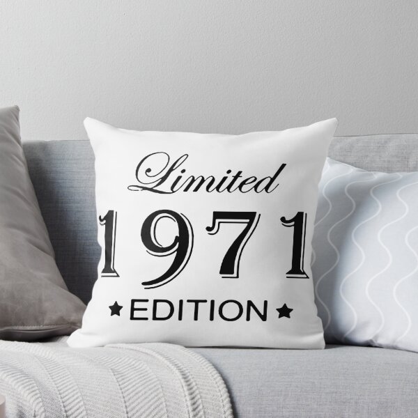 Item preview, Limited Edition 1971 Born in August 1971 53 Years of Being Awesome Birthday Anniversary Gift Idea Holiday Fun Party Premium Apparel Funny Xmas designed and sold by DesignByHeartUK.