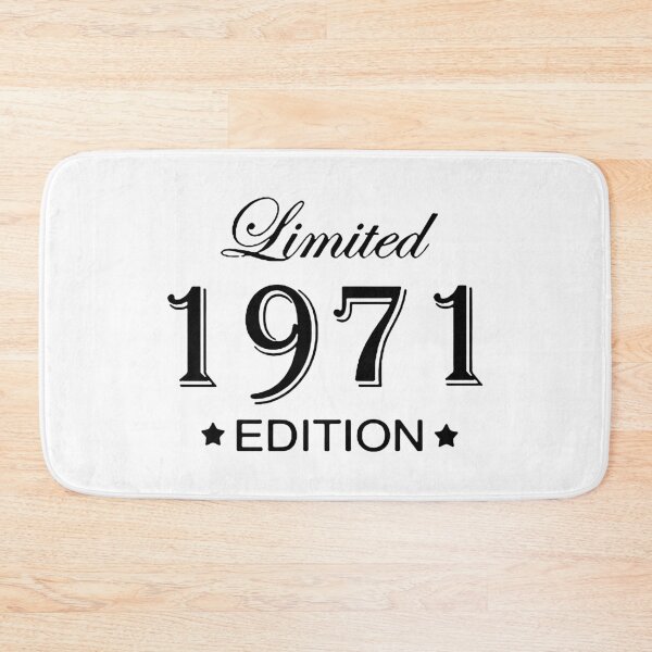 Item preview, Limited Edition 1971 Born in August 1971 53 Years of Being Awesome Birthday Anniversary Gift Idea Holiday Fun Party Premium Apparel Funny Xmas designed and sold by DesignByHeartUK.