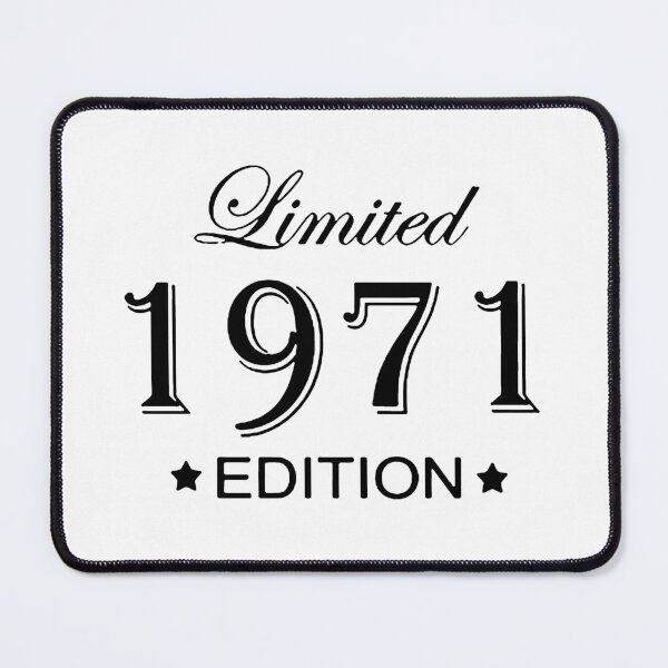 Item preview, Limited Edition 1971 Born in August 1971 53 Years of Being Awesome Birthday Anniversary Gift Idea Holiday Fun Party Premium Apparel Funny Xmas designed and sold by DesignByHeartUK.