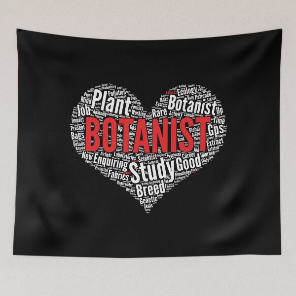 Item preview, Botanist Heart Shape Word Cloud Design Scientist design designed and sold by theodoros20.