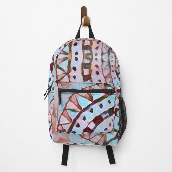 Item preview, Teal Aztec Oval Pattern designed and sold by Designs By YL.
