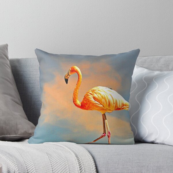 Aperçu de l'œuvre Flamingo Wader Oiseau Marchant Pink Nuage créée et vendue par Anna Lemos.