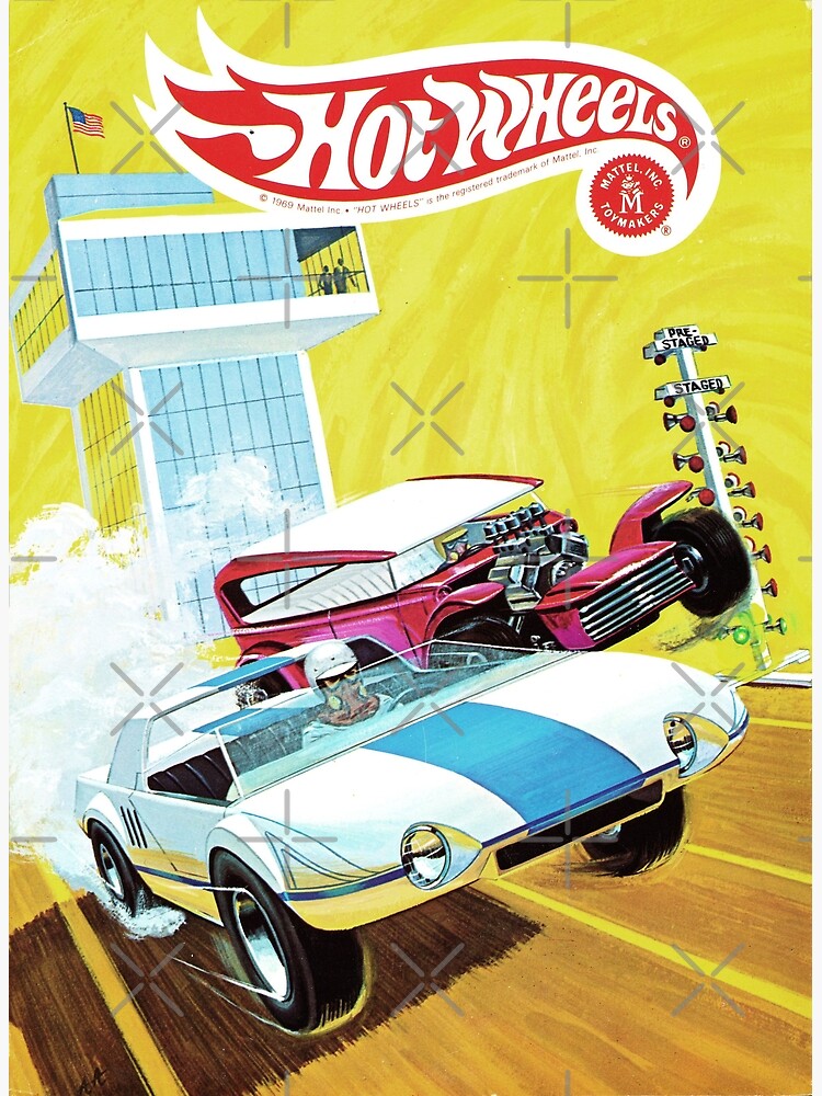 Disover Beautiful 1969 Hot Wheels Poster Reproduction Premium Matte Vertical Poster