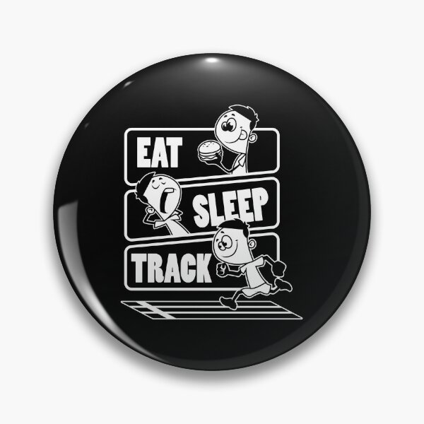 Item preview, Eat Sleep Track - Track and field Athletic Contests Gift graphic designed and sold by theodoros20.
