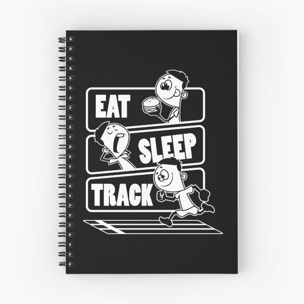 Item preview, Eat Sleep Track - Track and field Athletic Contests Gift graphic designed and sold by theodoros20.