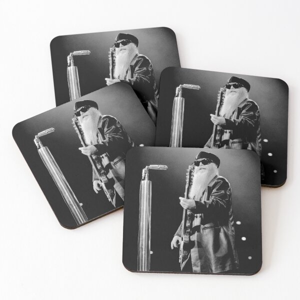 Item preview, Dusty Hill BW Photograph designed and sold by ConcertImages.