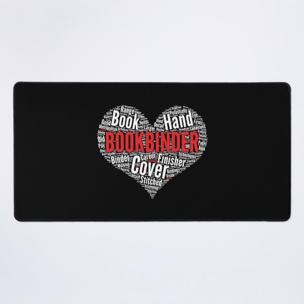 Item preview, Bookbinder Heart Shape Word Cloud Design product designed and sold by theodoros20.