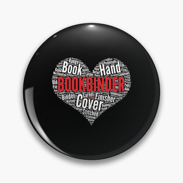Item preview, Bookbinder Heart Shape Word Cloud Design product designed and sold by theodoros20.