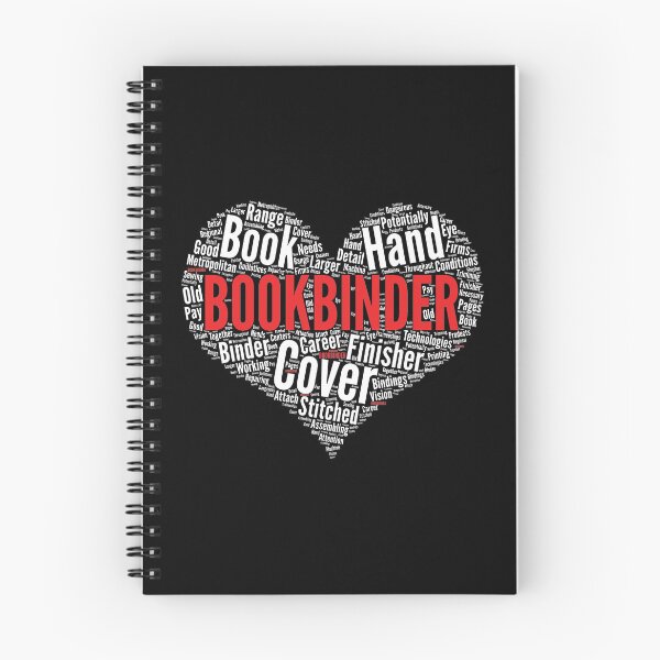 Item preview, Bookbinder Heart Shape Word Cloud Design product designed and sold by theodoros20.