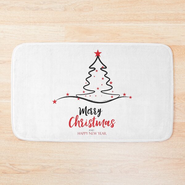 Item preview, Merry Christmas and Happy New Year | Christmas Tree, Drawing Line designed and sold by I'm  Redz.