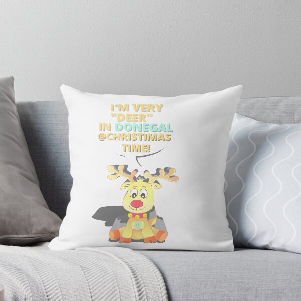 Item preview, I'm Very Deer In Donegal At Christmas Time Reindeer Christmas designed and sold by OliDesigns.