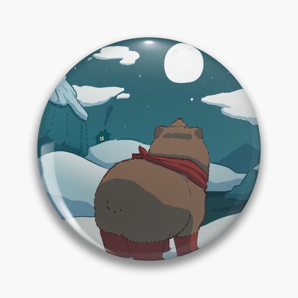 Item preview, Bear in the snow at night designed and sold by TribalCatMerch.