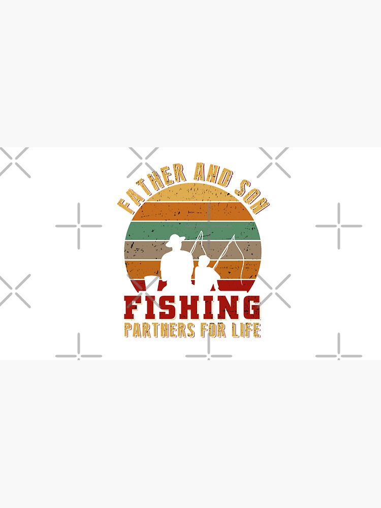 Dad son fishing matching Cap for Sale by MTBstore