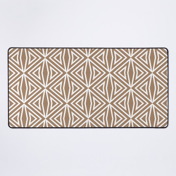 Item preview, Brown and White Geometric Diamond Shape Tile Pattern 3 Pairs Dulux 2022 Popular Colour Spiced Honey designed and sold by ColorOfTheYears.