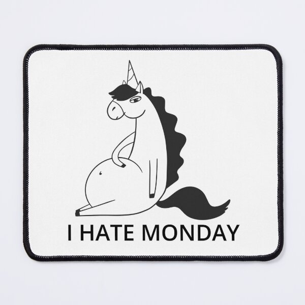 Item preview, I hate monday designed and sold by SolArt88.